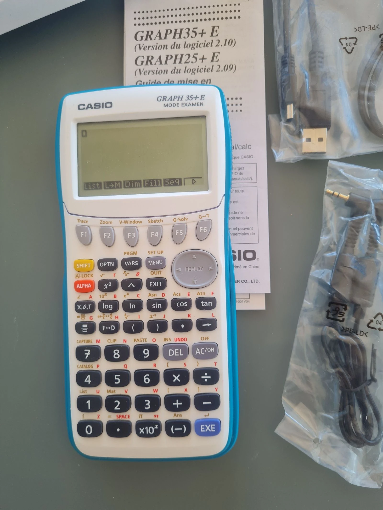 Casio Graph 35E grafische rekenmachine examenmodus 🌺 uitstekende staat – photo 5